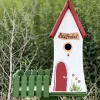 Vogelhaus XXL mit Ständer BREAKFASTCLUB Vogelvilla Höhe 44 cm