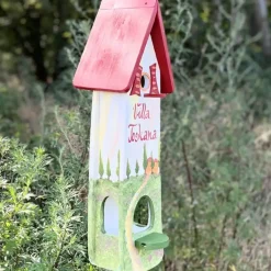 Vogelhaus XXL mit Ständer TOSKANA Vogelvilla Höhe 61 cm