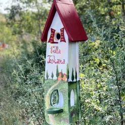 Vogelhaus XXL mit Ständer TOSKANA Vogelvilla Höhe 61 cm