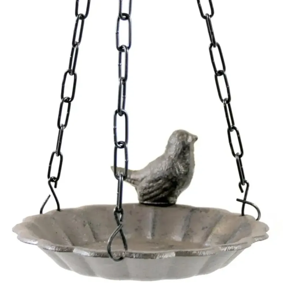 Vogeltränke Metall zum Hängen H 40 cm