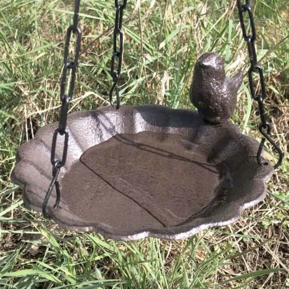 Vogeltränke Metall zum Hängen H 40 cm
