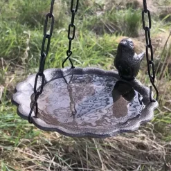 Vogeltränke Metall zum Hängen H 40 cm