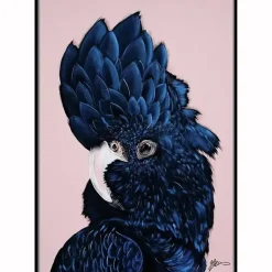 Wandbild Blue Cockatoo 103×143 cm