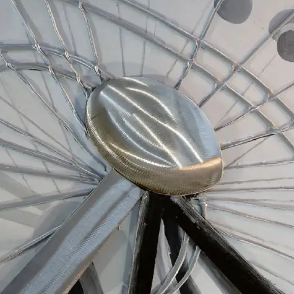 Wandbild Metallbild Big Wheel 100×150 cm