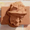 Wanddeko Garten Skulptur Hüte machen Leute Dirk Detlefsen Höhe 25 cm