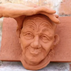 Wanddeko Garten Skulptur WEITBLICK Dirk Detlefsen H 25 cm