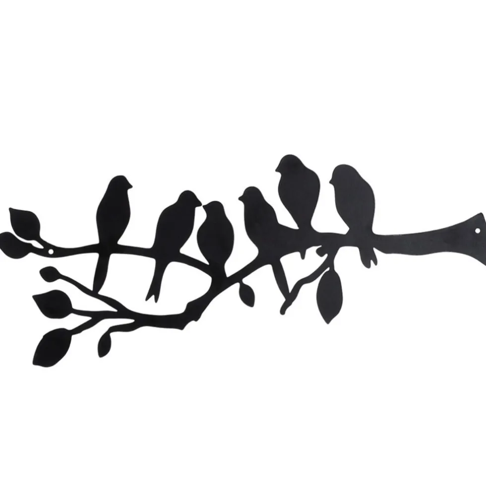 Wanddeko Metall Bird Parade Breite 51 cm