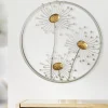 Wanddeko Metall SOFFIONE Pusteblumen Durchmesser 46 cm
