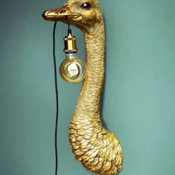 Wandleuchte Strauß Franz Josef gold Werner Voß Höhe 72 cm