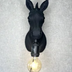 Wandleuchte Zebra Zsa Zsa schwarz Höhe 34 cm
