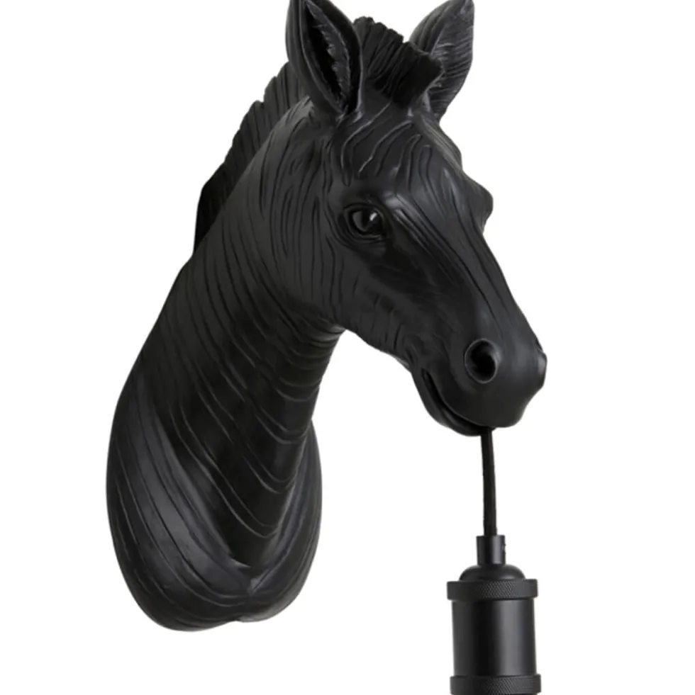 Wandleuchte Zebra Zsa Zsa schwarz Höhe 34 cm