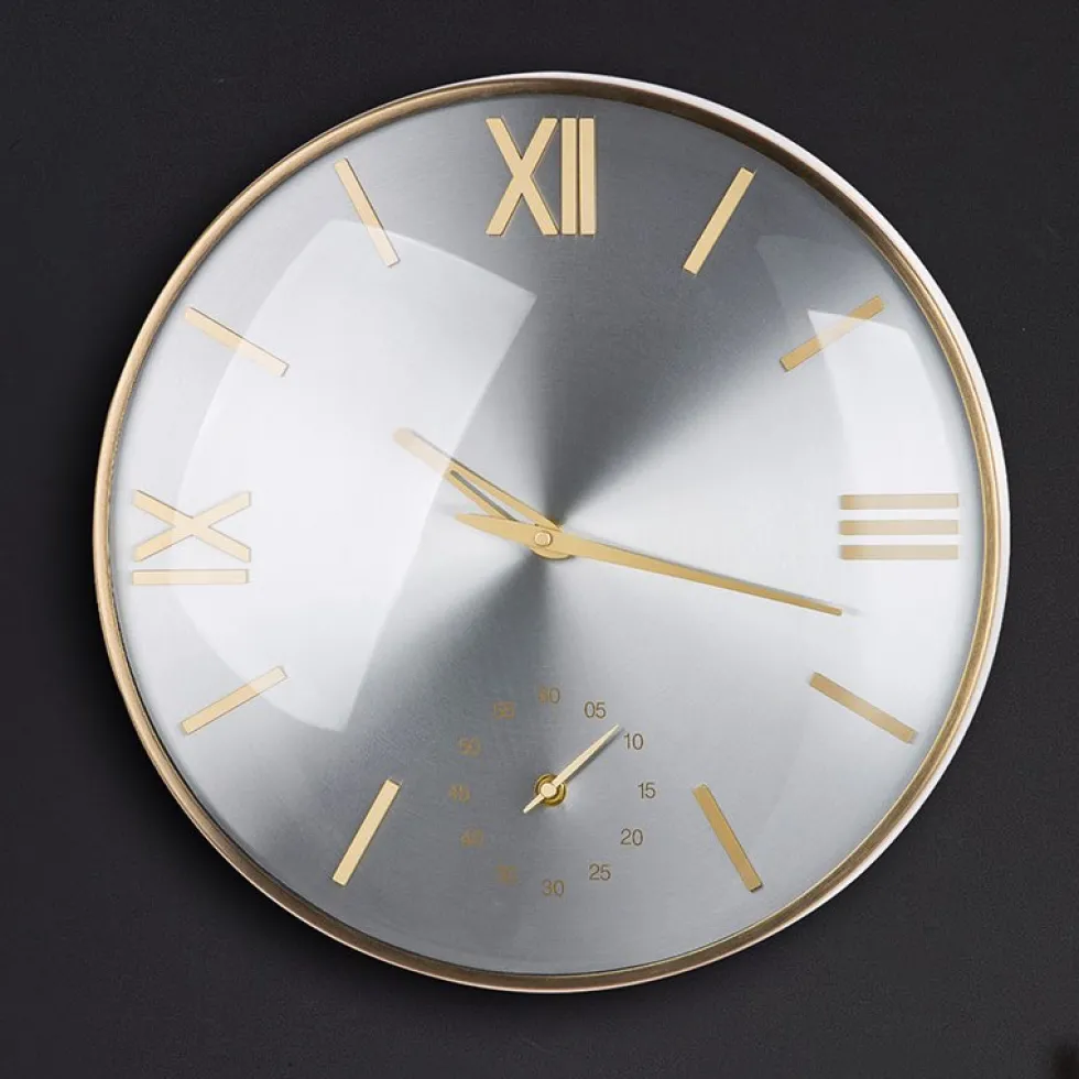 Wanduhr Modern Bicolor Casablanca Durchmesser 40 cm