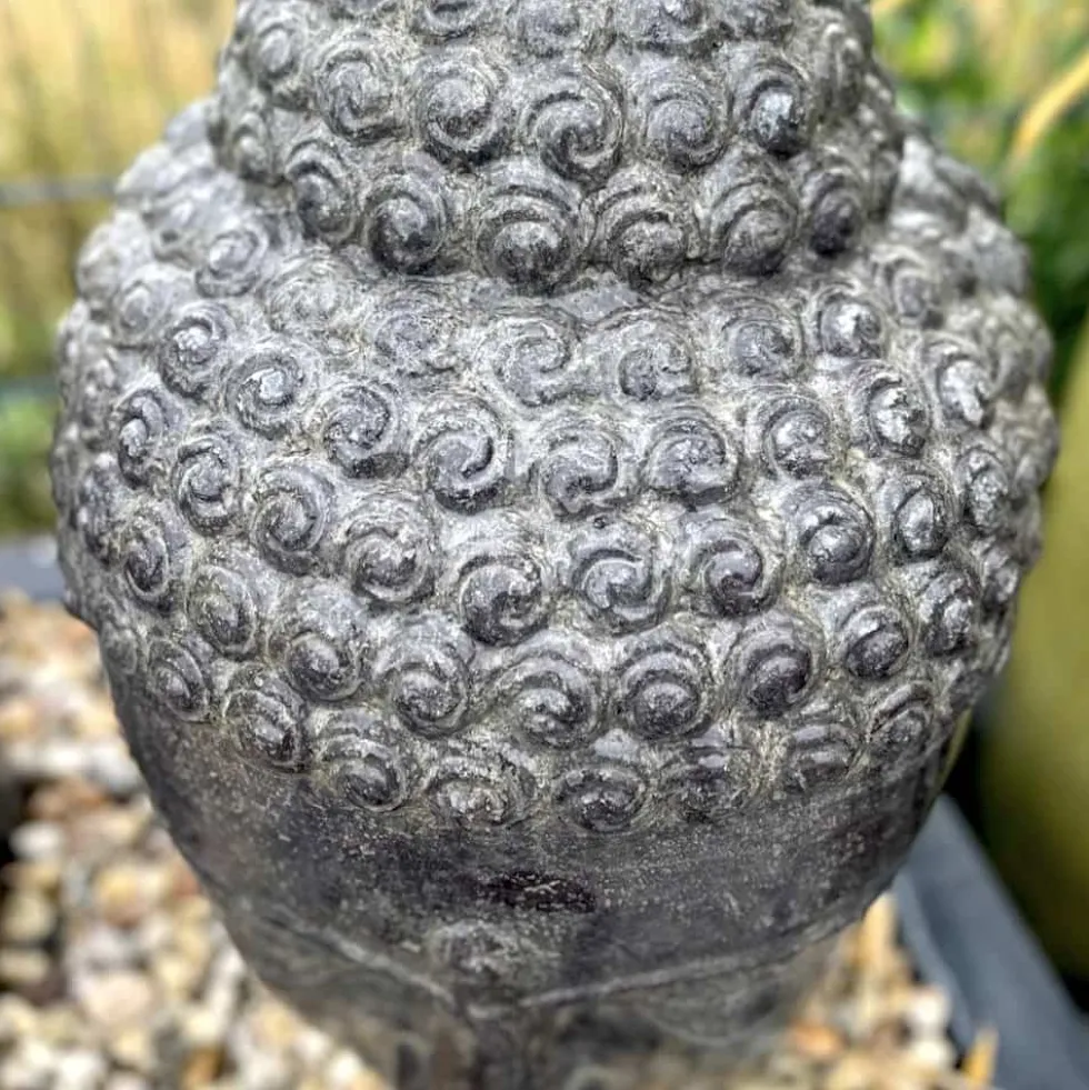 Wasserspiel Garten Buddha Brunnen Mahakala H 75 cm