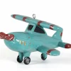 Weihnachtsbaum Anhänger Flugzeug türkis Kaheku