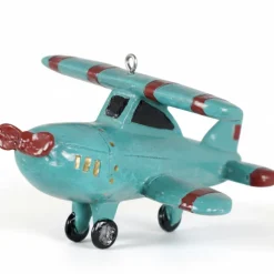 Weihnachtsbaum Anhänger Flugzeug türkis Kaheku