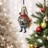 Weihnachtsbaumschmuck EICHHÖRNCHEN MIT HOLZ GiftCompany H 13 cm