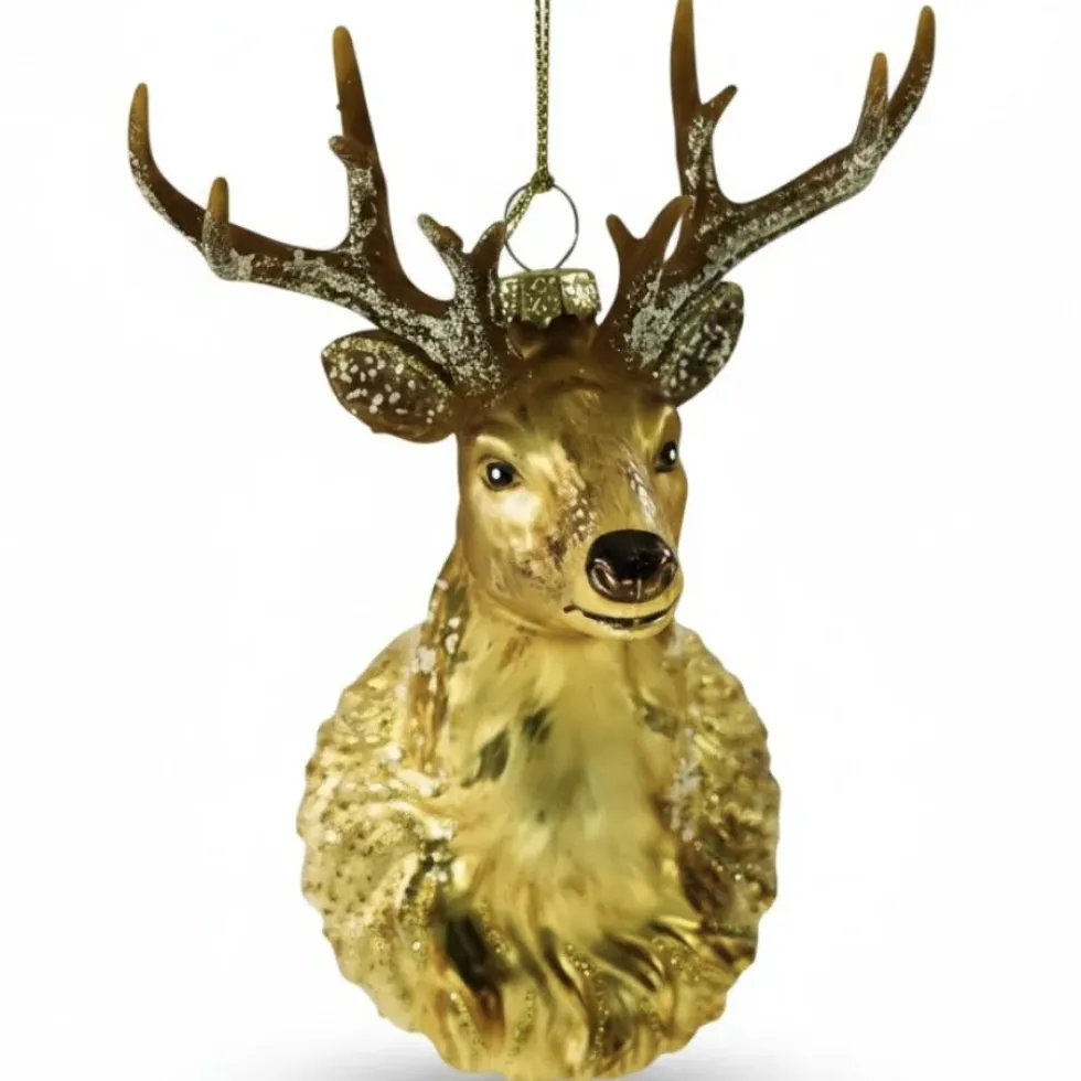 Weihnachtsbaumschmuck Hirsch Harry gold