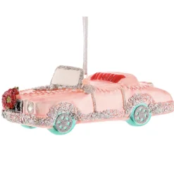 Weihnachtsbaumschmuck HOCHZEITSAUTO rosa GiftCompany B 14 cm