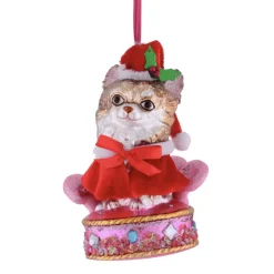 Weihnachtsbaumschmuck HUND AUF PLÜSCHSESSEL GiftCompany H 14 cm