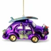 Weihnachtsbaumschmuck Käfer lila Surfing Xmas