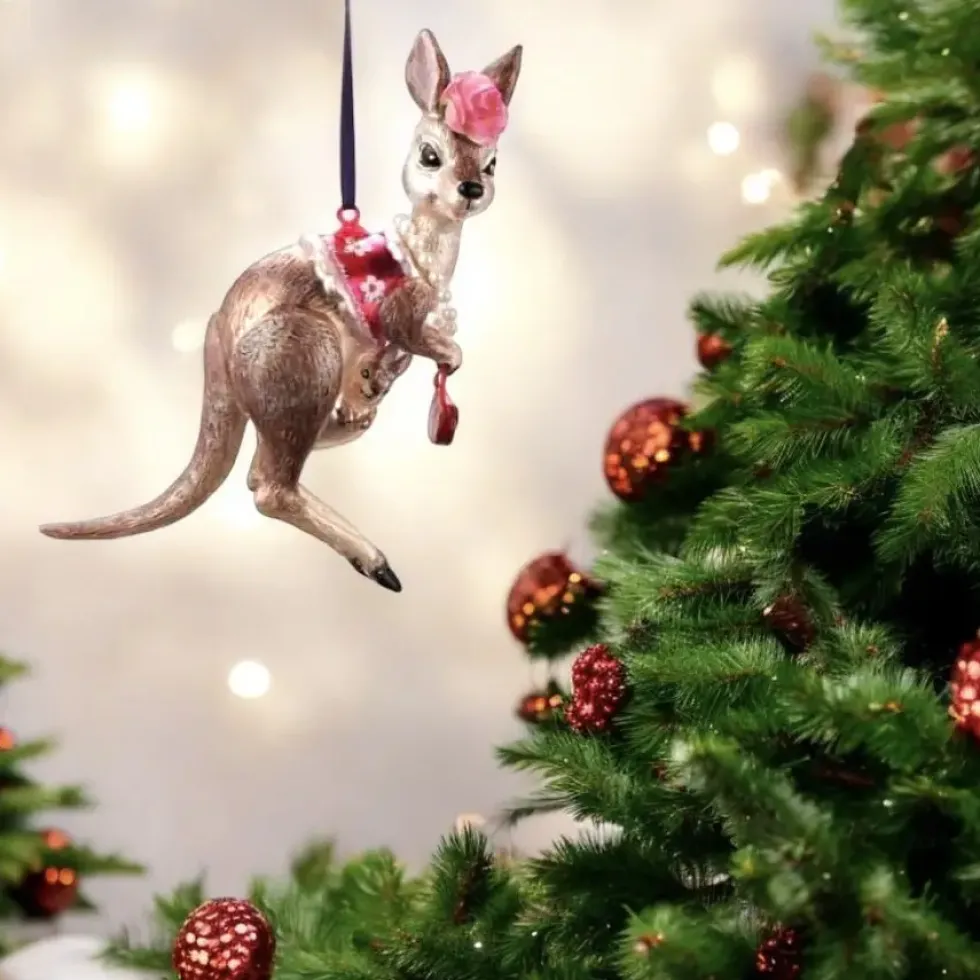 Weihnachtsbaumschmuck KÄNGURUDAME GiftCompany H 15 cm