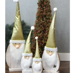 Weihnachtsdeko aus Holz Santa Fynn