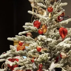 Weihnachtsdeko Baum Dekotanne beschneit