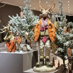 Weihnachtsdeko Baum Dekotanne beschneit