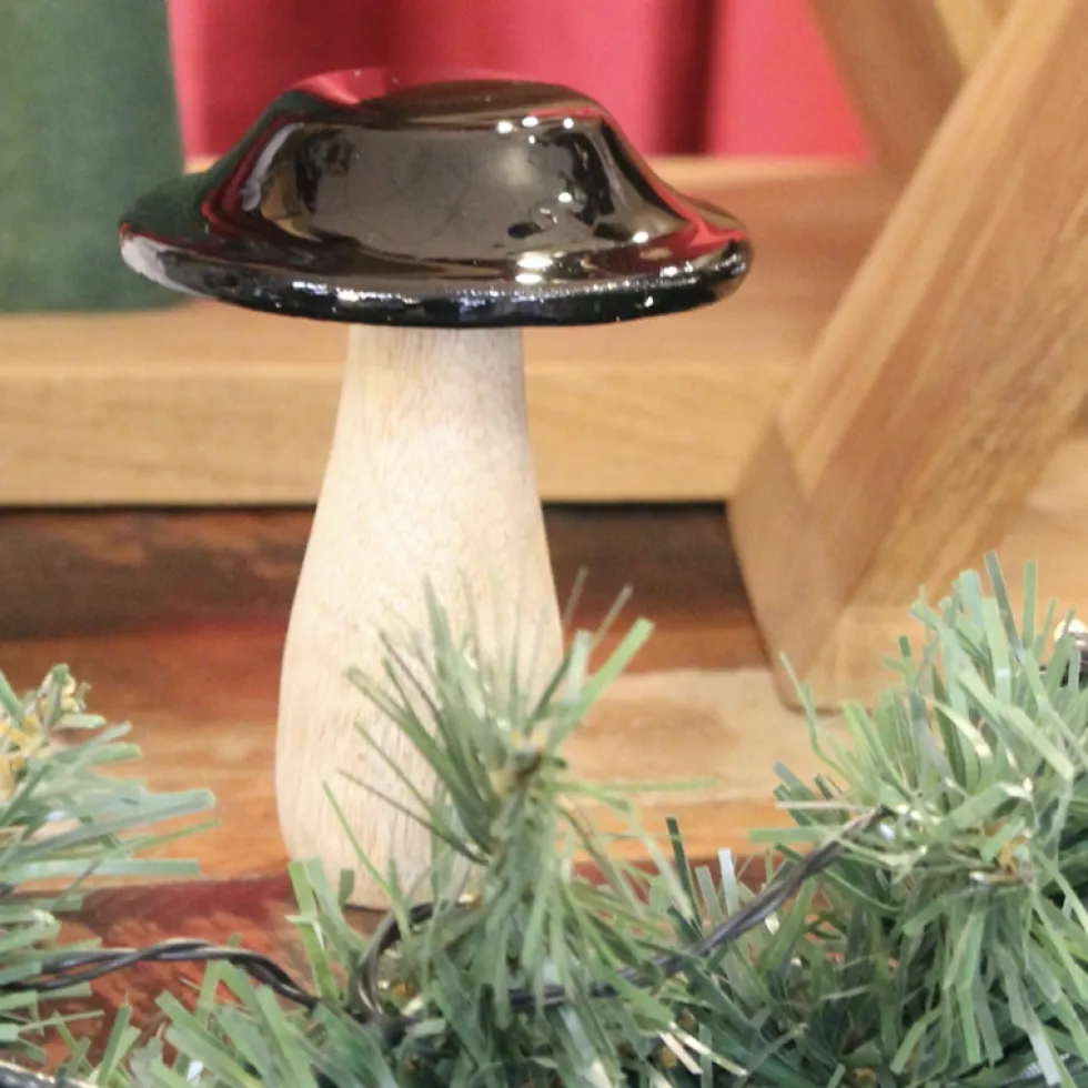 Weihnachtsdeko Dekopilz GiftCompany Höhe 10 cm