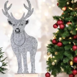Weihnachtsdeko Filz Rentier HOMELY Casablanca Höhe 83 cm