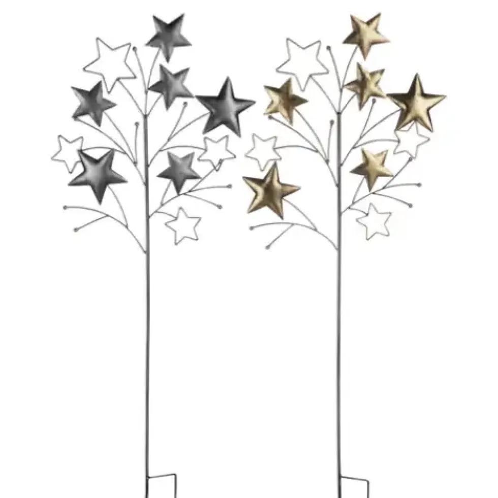 Weihnachtsdeko Gartenstecker Sterne Casablanca Höhe 125 cm