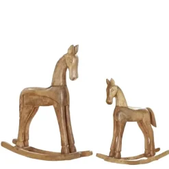 Weihnachtsdeko Holz Schaukelpferd Certo Casablanca