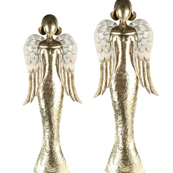 Weihnachtsdeko Metall Engel Lea gold Casablanca