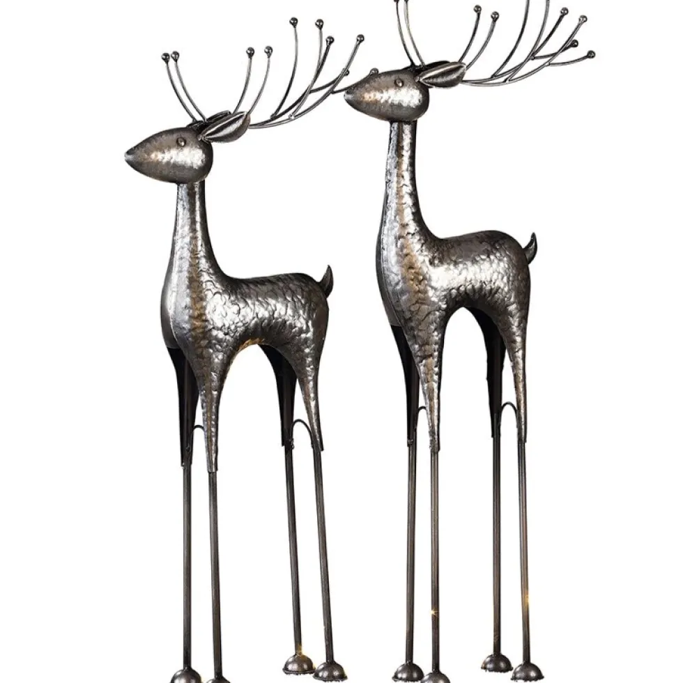 Weihnachtsdeko Metall Hirsch Knut Casablanca Höhe 85 cm