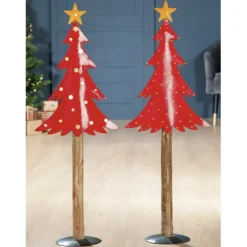 Weihnachtsdeko Metall Tannenbaum Navidad Casablanca H 50 cm
