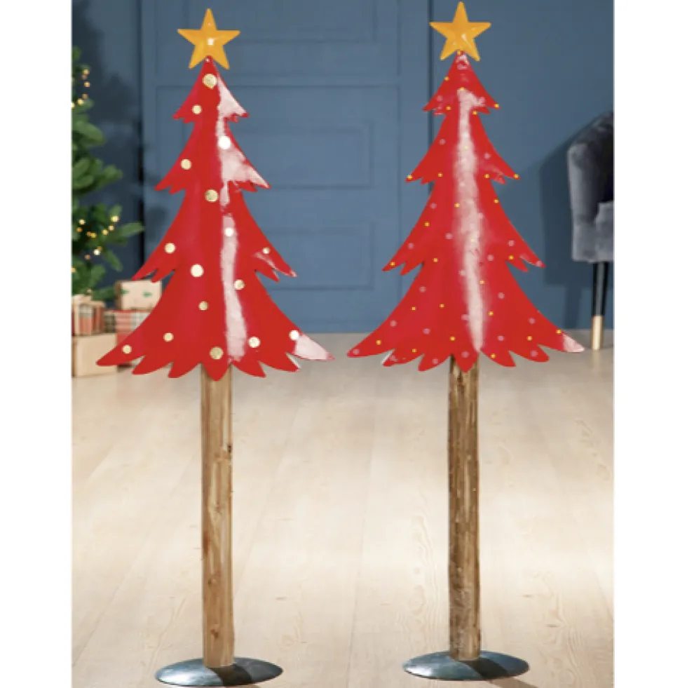 Weihnachtsdeko Metall Tannenbaum Navidad Casablanca H 50 cm