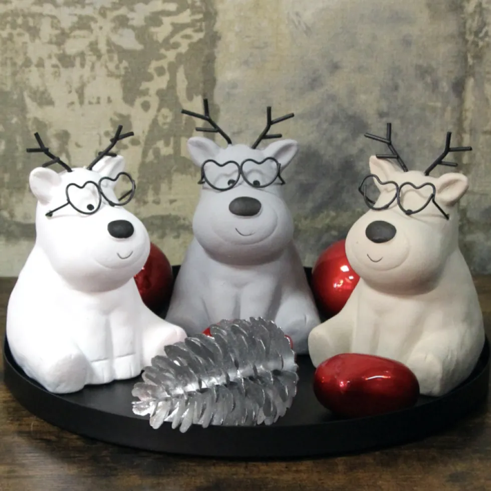Weihnachtsdeko NERDY Rentier GiftCompany Höhe 16 cm