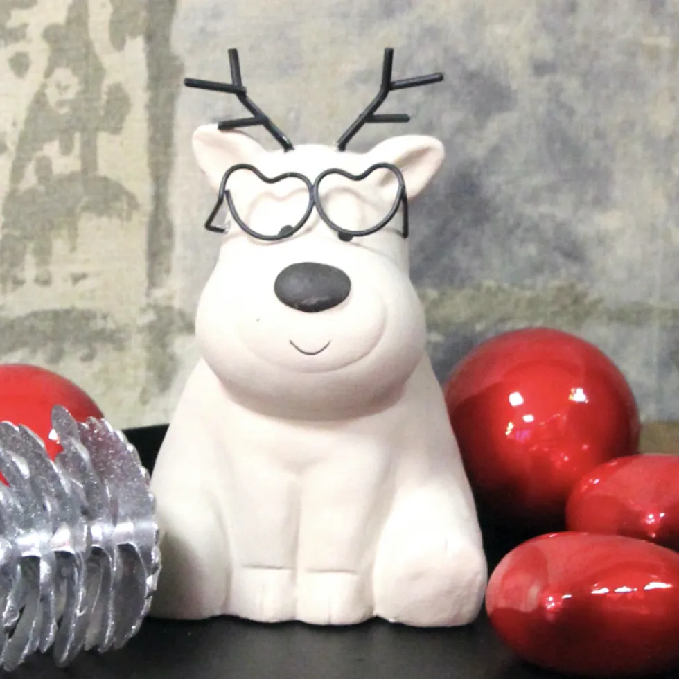 Weihnachtsdeko NERDY Rentier GiftCompany Höhe 16 cm