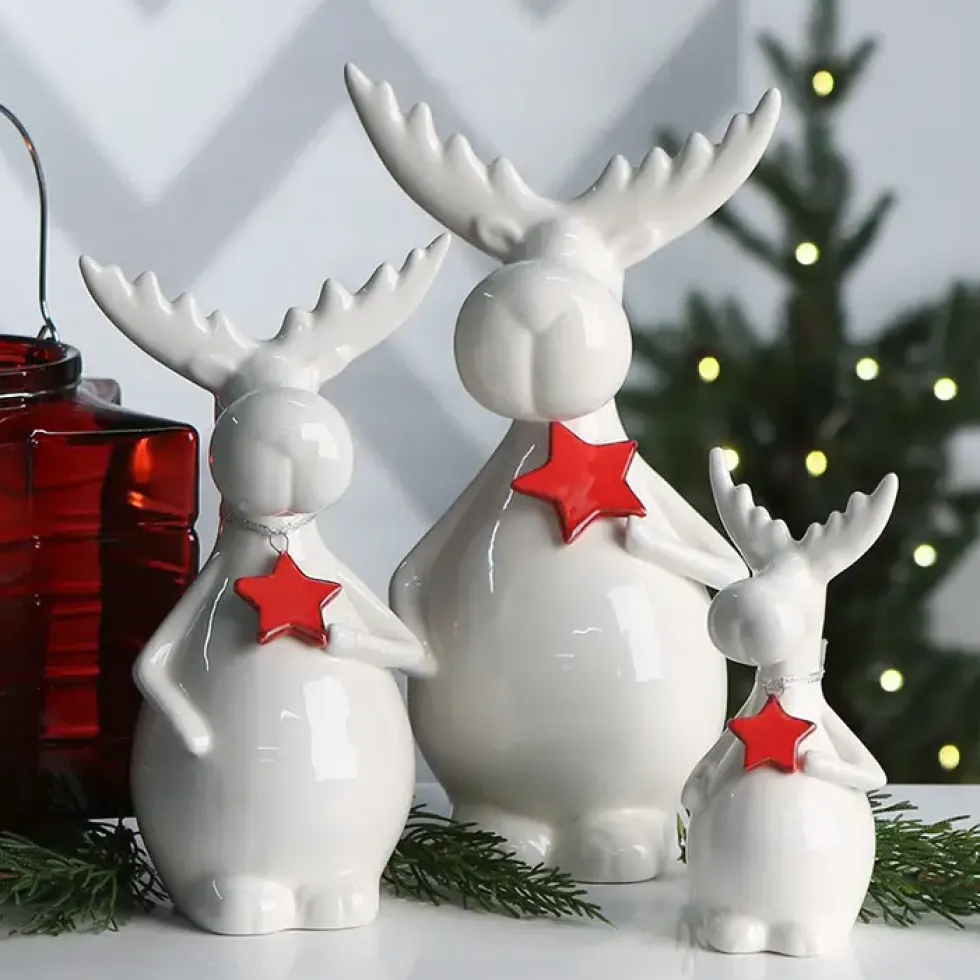 Weihnachtsdeko Rentier Hartmuth und Hans