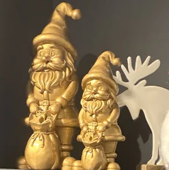 Weihnachtsdeko Santa GiftCompany gold
