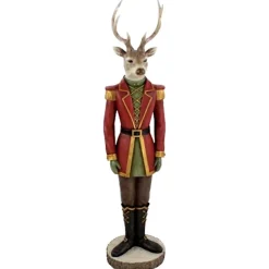 Weihnachtsfigur Hirsch General Werner Voß Höhe 133 cm