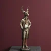 Weihnachtsfigur Hirsch Mr. Edel Werner Voß Höhe 54 cm