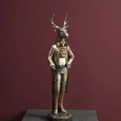 Weihnachtsfigur Hirsch Mr. Edel Werner Voß Höhe 54 cm