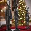 Weihnachtsfigur Hirsch Perkins 2er Set schwarz