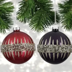 Weihnachtskugel 2er-Set FUNKY Casablanca ø 10 cm