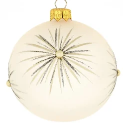 Weihnachtskugeln Glas Lyros secco