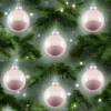 Weihnachtskugel Opal GiftCompany blush ø 8 cm 6er Set