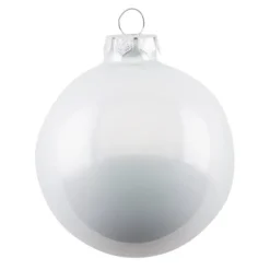 Weihnachtskugel Opal GiftCompany weiß ø 8 cm 6er Set