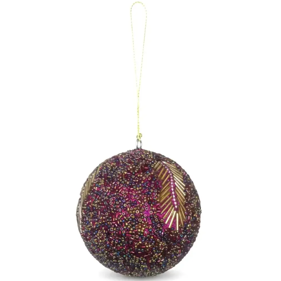 Weihnachtskugel Opium Feder mehrfarbig GiftCompany 10 cm
