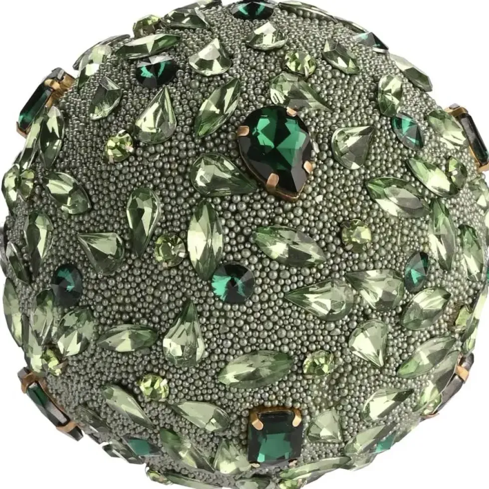 Weihnachtskugel Opium grün GiftCompany 10 cm